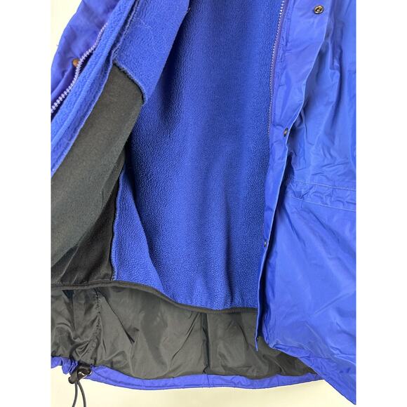 Vintage The North Face Gore Tex Hooded Coat 3-in-1 Zip Anorak Parka Men's Large - Picture 2 of 16